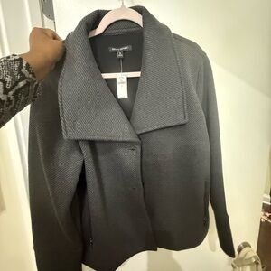 Banana Republic Charcoal Pea Coat